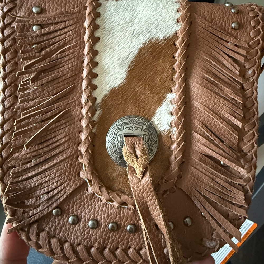Montana West Fringe Leather Bag